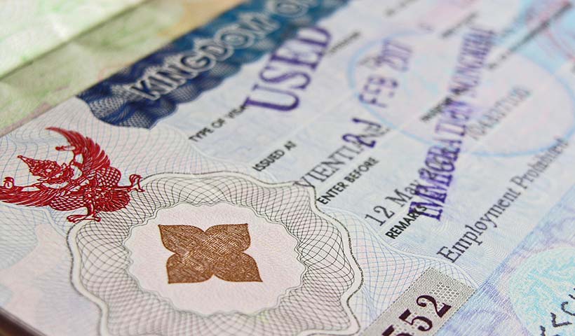 thailand visa for uk travel document holder