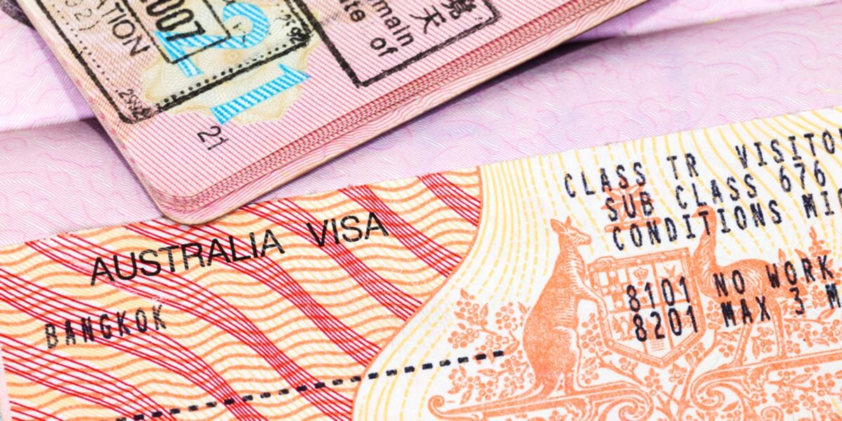 australia visit visa embassy fee