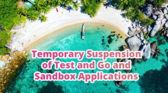 Temporary Suspension of Test and Go and Sandbox Applications