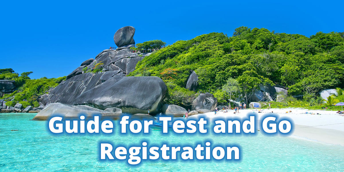 Guide for Test and Go Registration