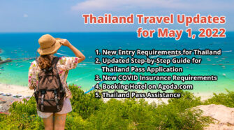 Thailand Travel Updates for May 1